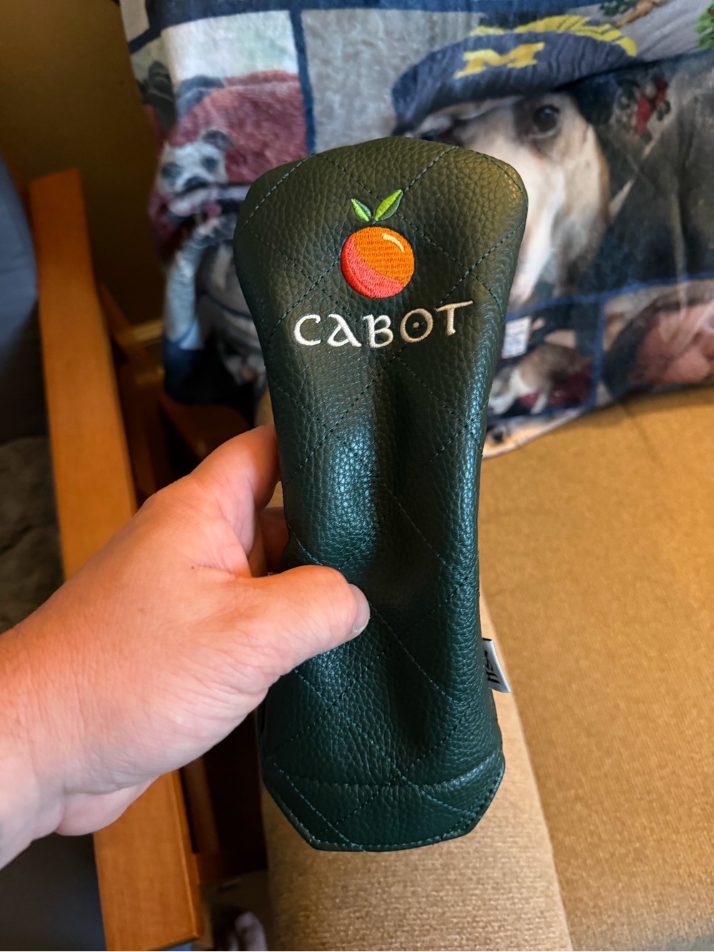 Cabot Citrus Farms Green Leather Headcover
